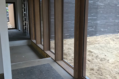 raam hout modern binnenzijde