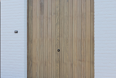 houten voordeur dubbel